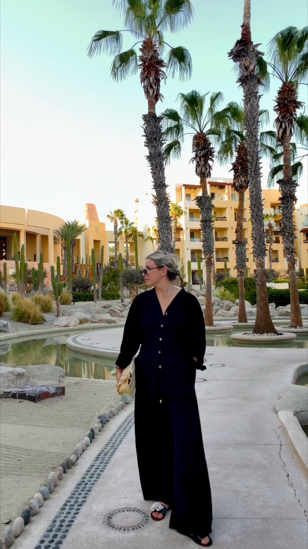 The black set I packed for dinner in Cabo—and one of those outfits that makes getting ready feel effortless. 🤍

I adore the relaxed fit and lightweight fabric, but it still feels polished enough for a beautiful dinner out. I styled it simply with minimal accessories and let the matching set do all the work.

Perfect for vacation dinners, warm summer nights, or anytime you want to look put together without overthinking it. Everything is linked below. ✨

#LTKootd #LTKSeasonal #LTKSwim