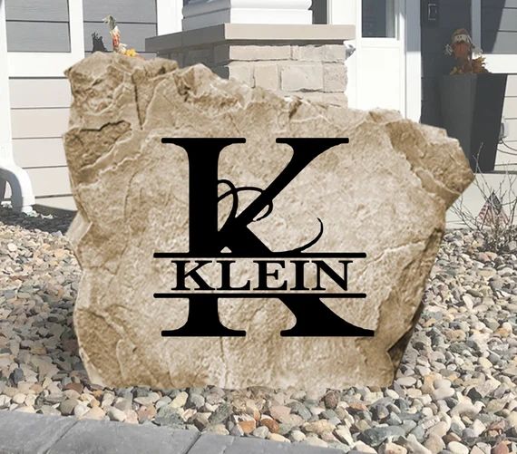 Personalized Monogram Name Rock  Engraved Stone  Custom - Etsy | Etsy (US)