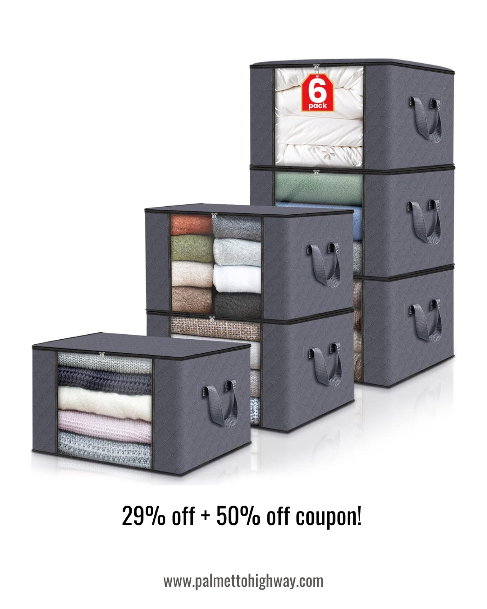 Perfect for packing away your special Holiday blankets and pillows! (Or to store your regular linens…think New Year New Linen Closet!)

#LTKsalealert #LTKfindsunder50 #LTKhome