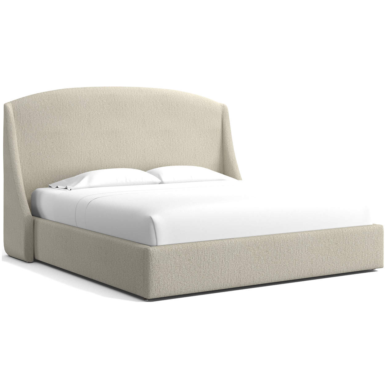 Lafayette Upholstered King Bed | Crate & Barrel | Crate & Barrel