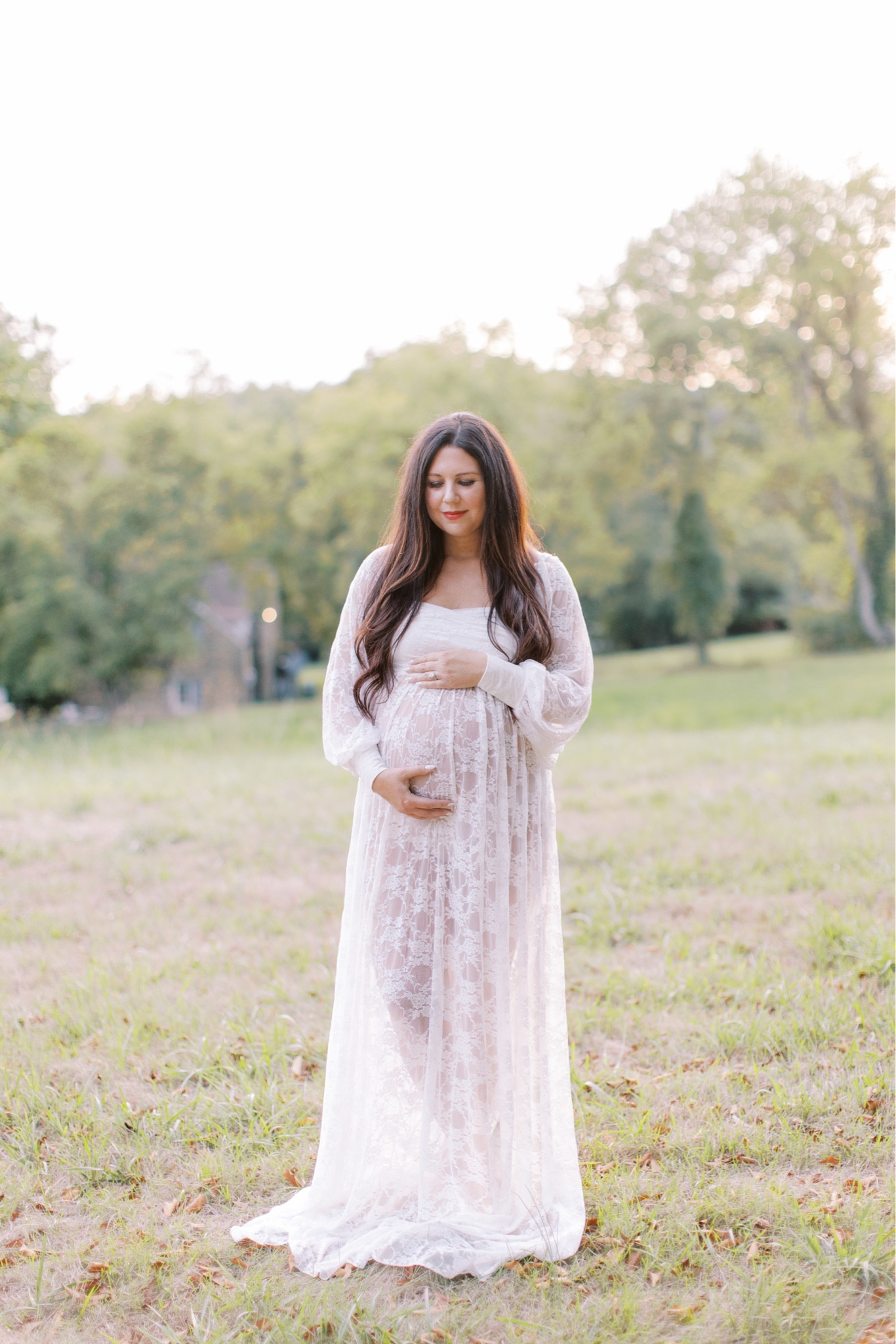 Maternity photo shoot dress, white lace boho dress, sheer dress, bump friendly, fall photo shoot, off the shoulder dress

Wearing size L and wearing nude underwear, the bottom is sheer!

#LTKbump #LTKwedding #LTKSeasonal