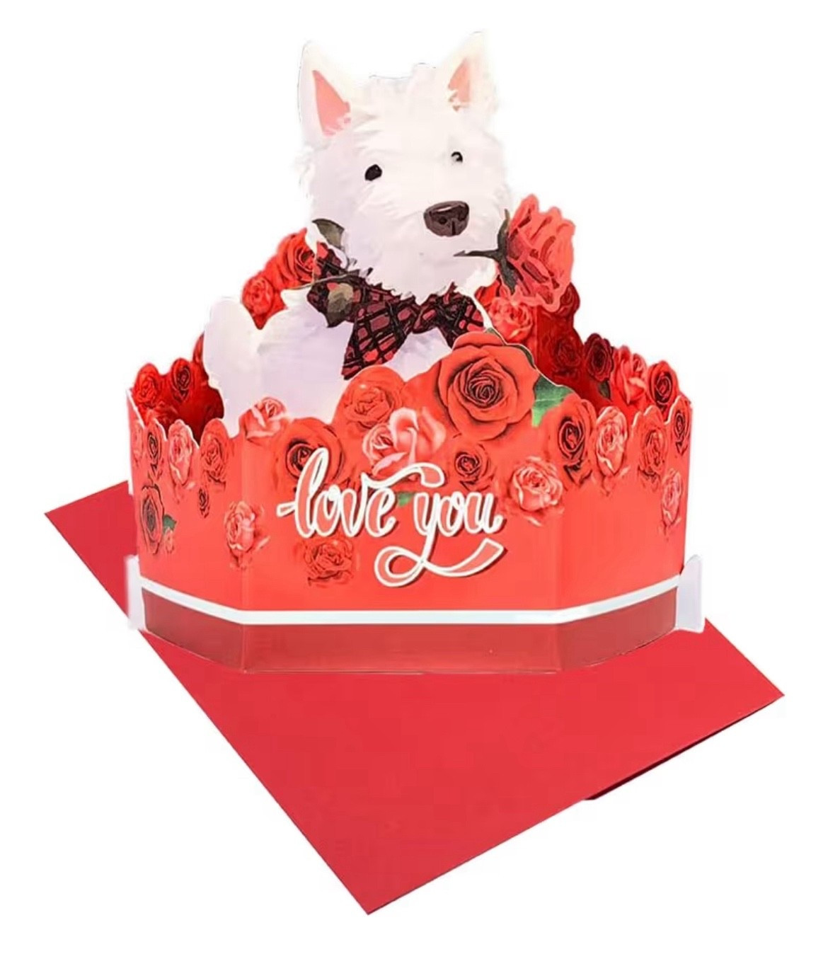The cutest Westie valentine card!!
West highland white terrier 

#LTKSeasonal #LTKValentine #LTKHome