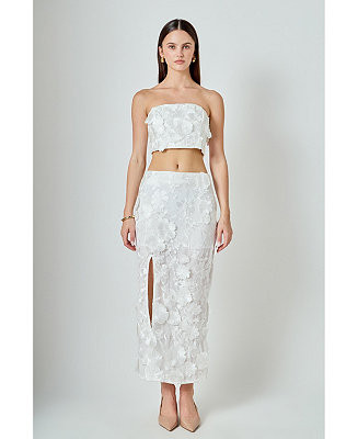 Women's Floral Embroidered Set | Macy's