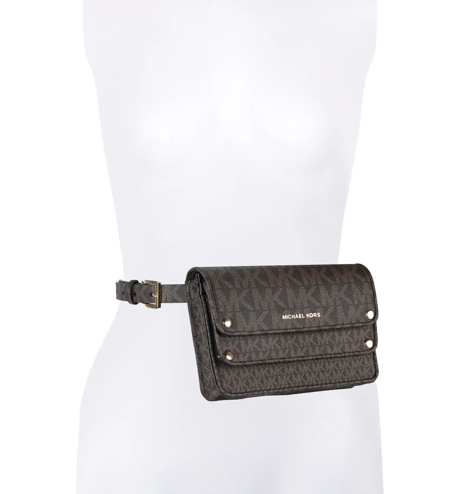 Michael Kors Logo Faux Leather Belt Bag | Nordstrom