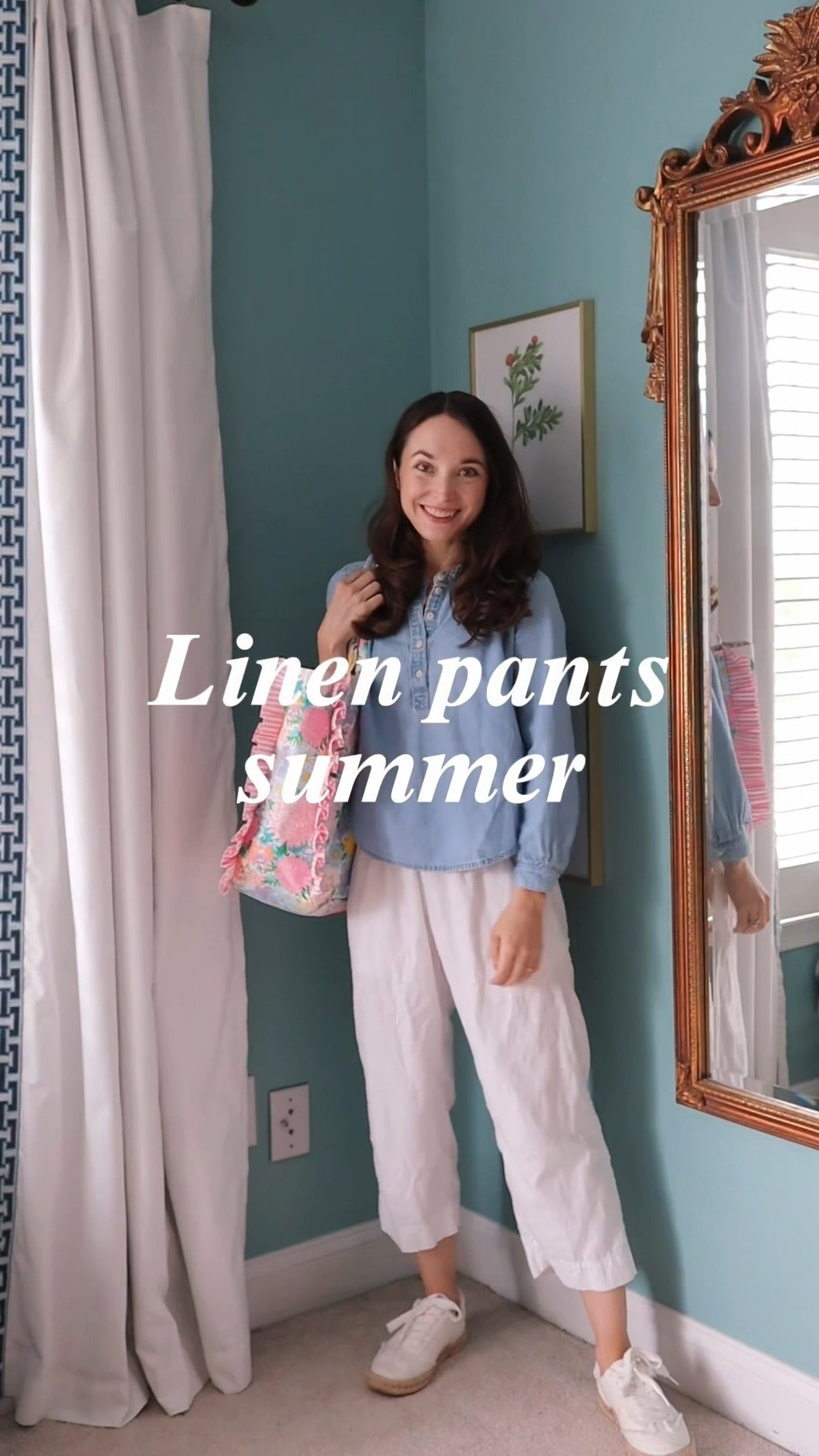 The linen blend pants I’ve been wearing so much lately, comes in petite and tall lengths! I’m 5’2” wearing a petite XS

#LTKPetite