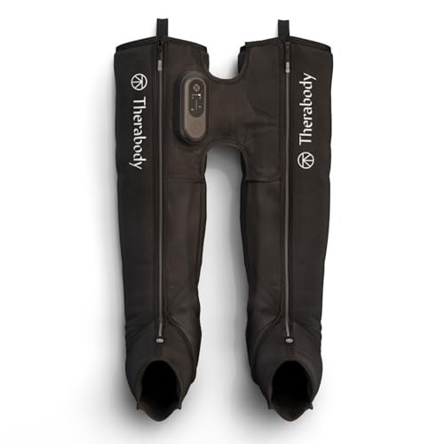 Therabody JetBoots Prime - Ultra-Portable, Wireless Compression Boots for Easy Leg Muscle Recovery - Calf, Leg & Thigh Compression Sleeve with Customizable Treatments (Long) | Amazon (US)