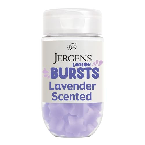 Jergens Lavender Lotion Bursts, Squishy Star-Shaped Moisturizer Bursts, 38 Ct | Amazon (US)