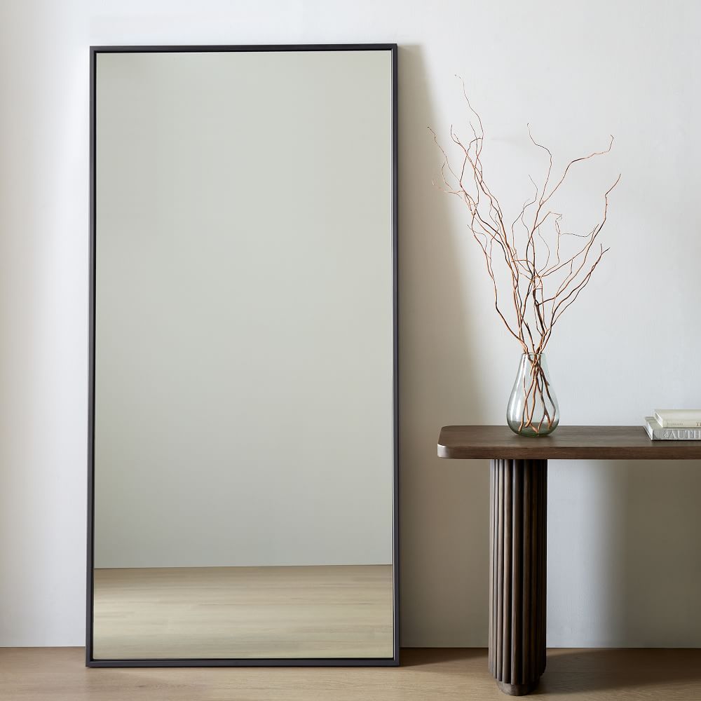 Metal Frame Oversized Floor Mirror - 78&quot; | West Elm (US)
