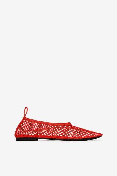 Fishnet Ballet Flat – Red – Women – ARKET GB | Arket UK