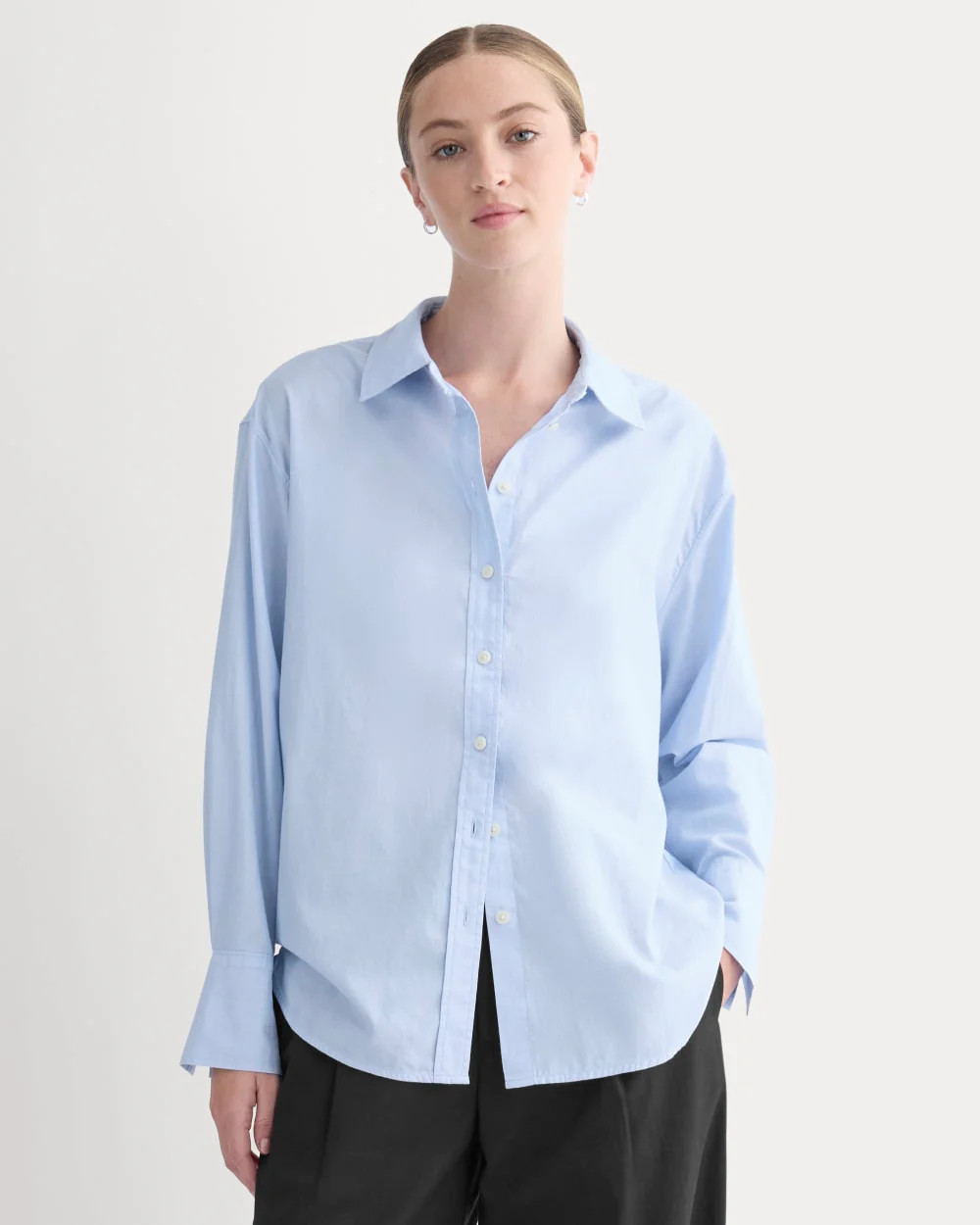 Everyday Shirt in Silky Cotton | Light Blue | Everlane
