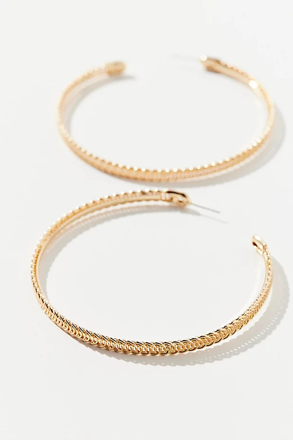Cyndi Chain Hoop Earring | Urban Outfitters (US and RoW)