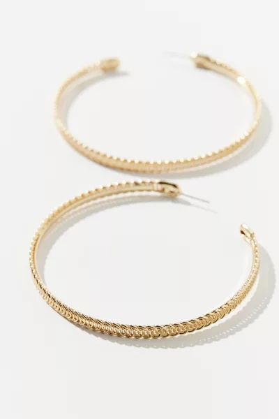 Cyndi Chain Hoop Earring | Urban Outfitters (US and RoW)