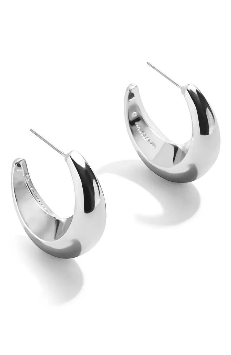 BaubleBar Crescent Hoop Earrings | Nordstrom | Nordstrom
