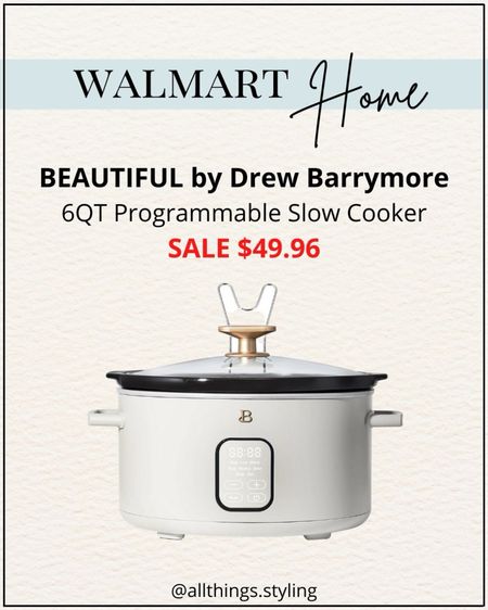 BEAUTIFUL Slow Cooker ON SALE just in time for your Super Bowl party (Reg. $69 SALE $49.96)  Love using Slow Cooker liners to help with clean up 😊

White slow cooker, Beautiful kitchen appliances, Walmart Home Sale, Mini slow cooker, Programmable slow cooker, Crock pot #LTKGiftGuide #LTKfamily #LTKfindsunder50

#LTKsalealert #LTKhome #LTKparties