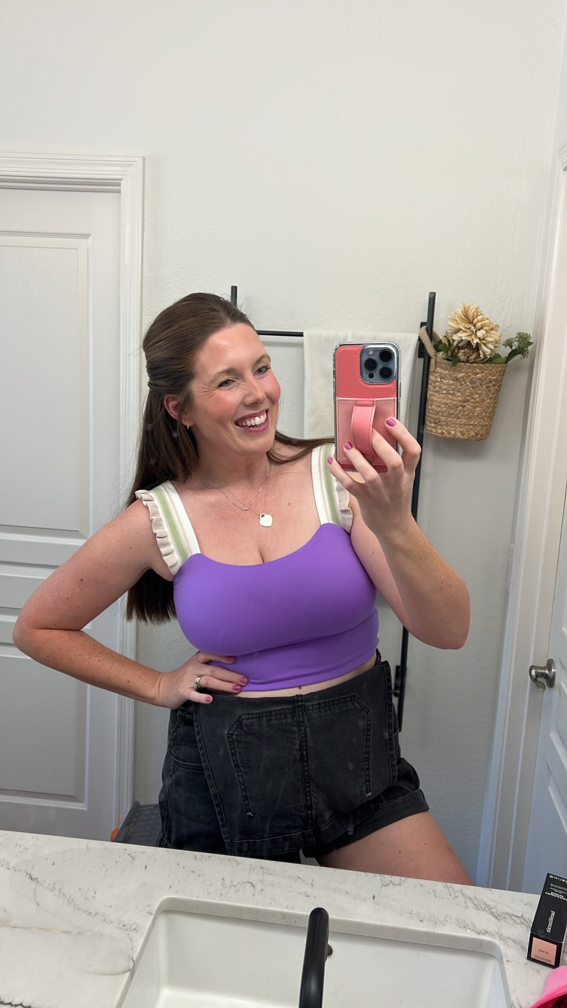 This is toooooooo freaking cute! It’s a workout too but honestly think I’m rocking it as a normal top too! The details are stunning!

#LTKFindsUnder50 #LTKActive #LTKMidsize