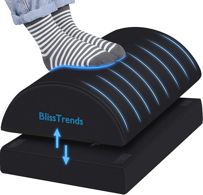 BlissTrends Foot Rest for Under Desk at Work-Versatile Foot Stool with Washable Cover-Comfortable... | Amazon (US)