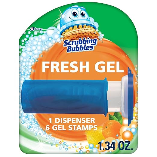 Scrubbing Bubbles Fresh Gel Toilet Bowl Cleaning Stamps, Gel Cleaner, Helps Prevent Limescale and... | Amazon (US)