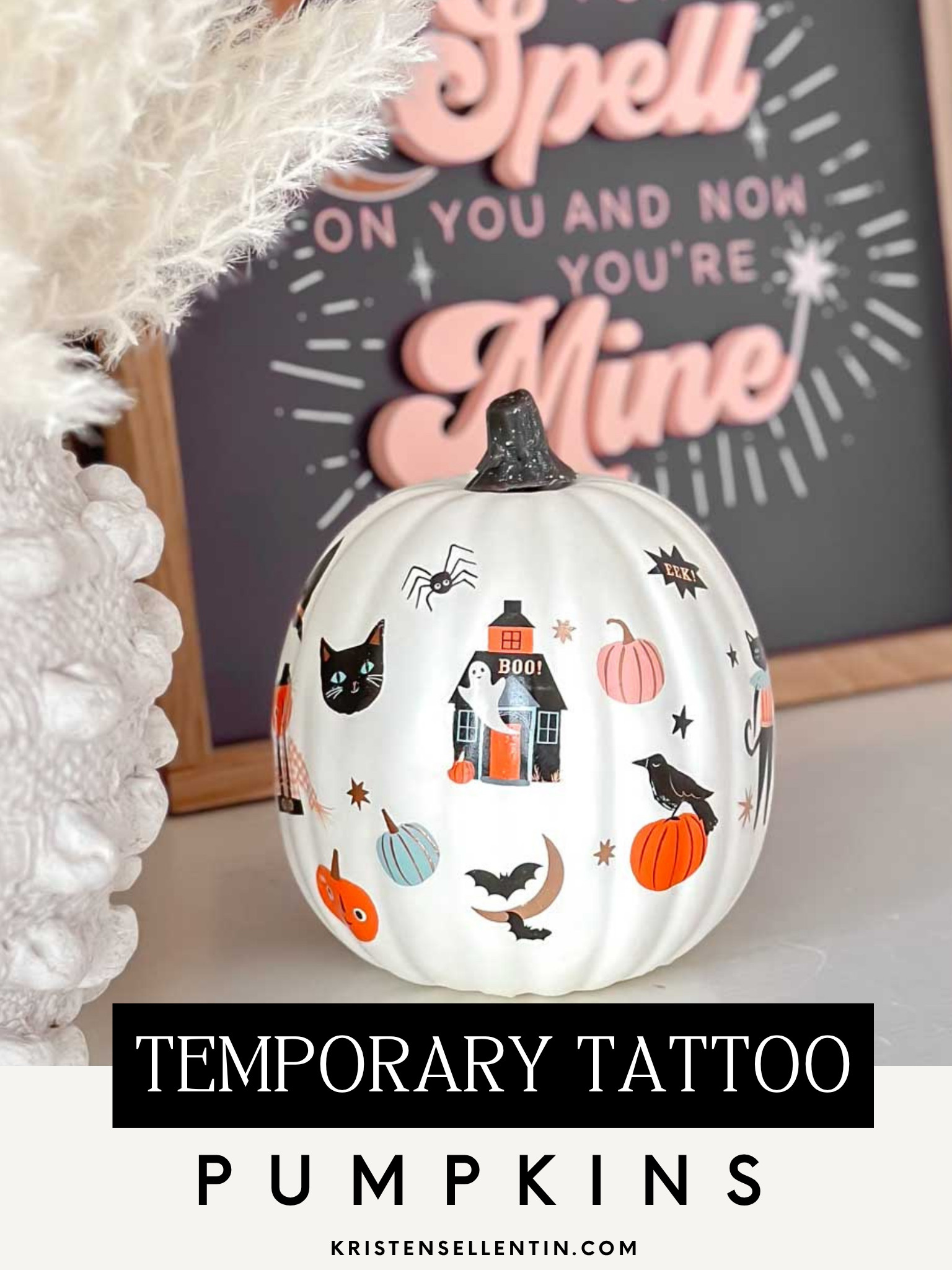 Temporary Tattoo Pumpkins are my fav way to decorate pumpkins each year! 

More ways to decorate pumpkins this year: https://kristensellentin.com/no-carve-pumpkin-decorating-ideas/

#LTKmomlife #LTKSeasonal #LTKKids