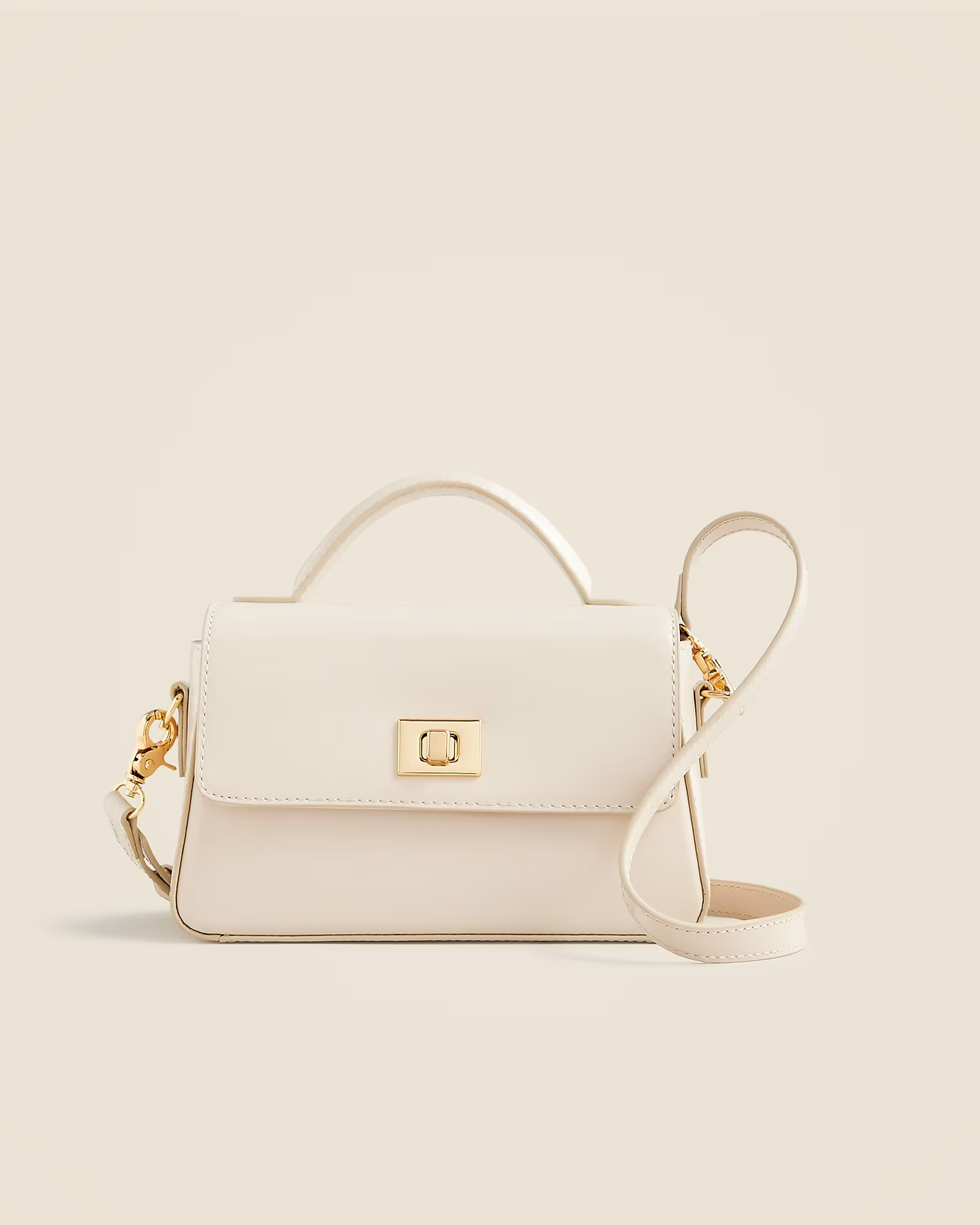 Small Edie top-handle bag in Italian leather | J. Crew US