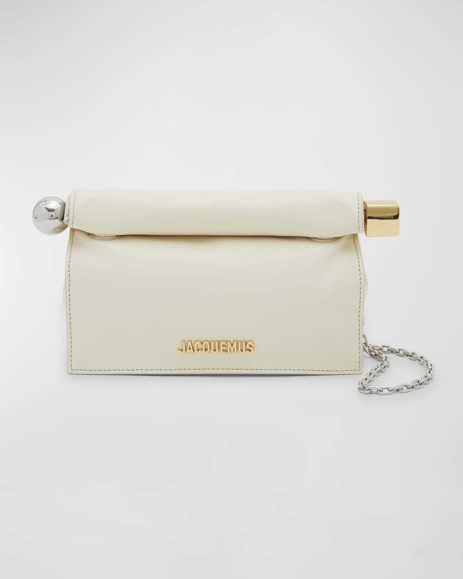 Jacquemus La Petite Pochette Rond Clutch Bag | Neiman Marcus
