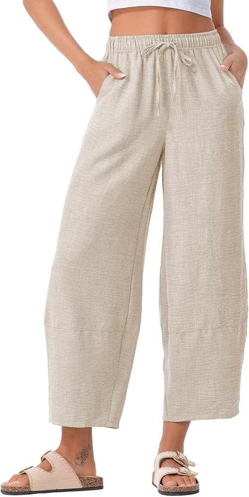 EVALESS Women's Baggy Wide Leg Palazzo Pants | Amazon (US)