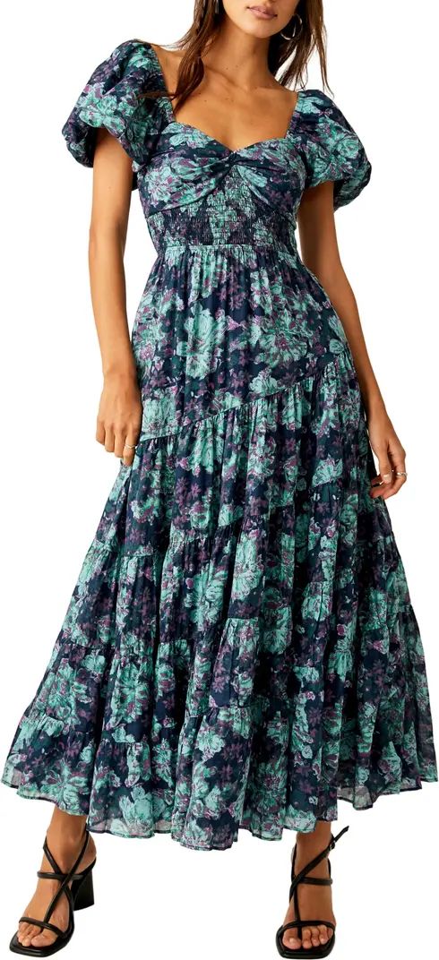 Sundrenched Floral Tiered Maxi Sundress | Nordstrom