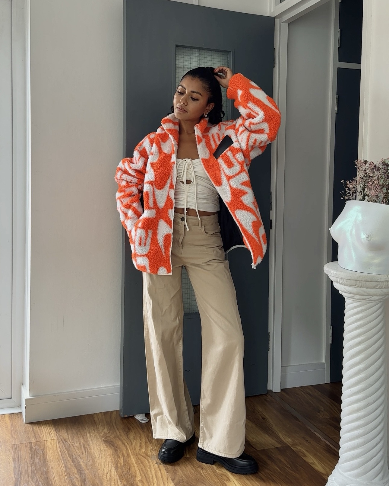 the sold out reiss x mclaren fleece is back in stock 🤩🧡🧡🧡 

#LTKeurope #LTKstyletip