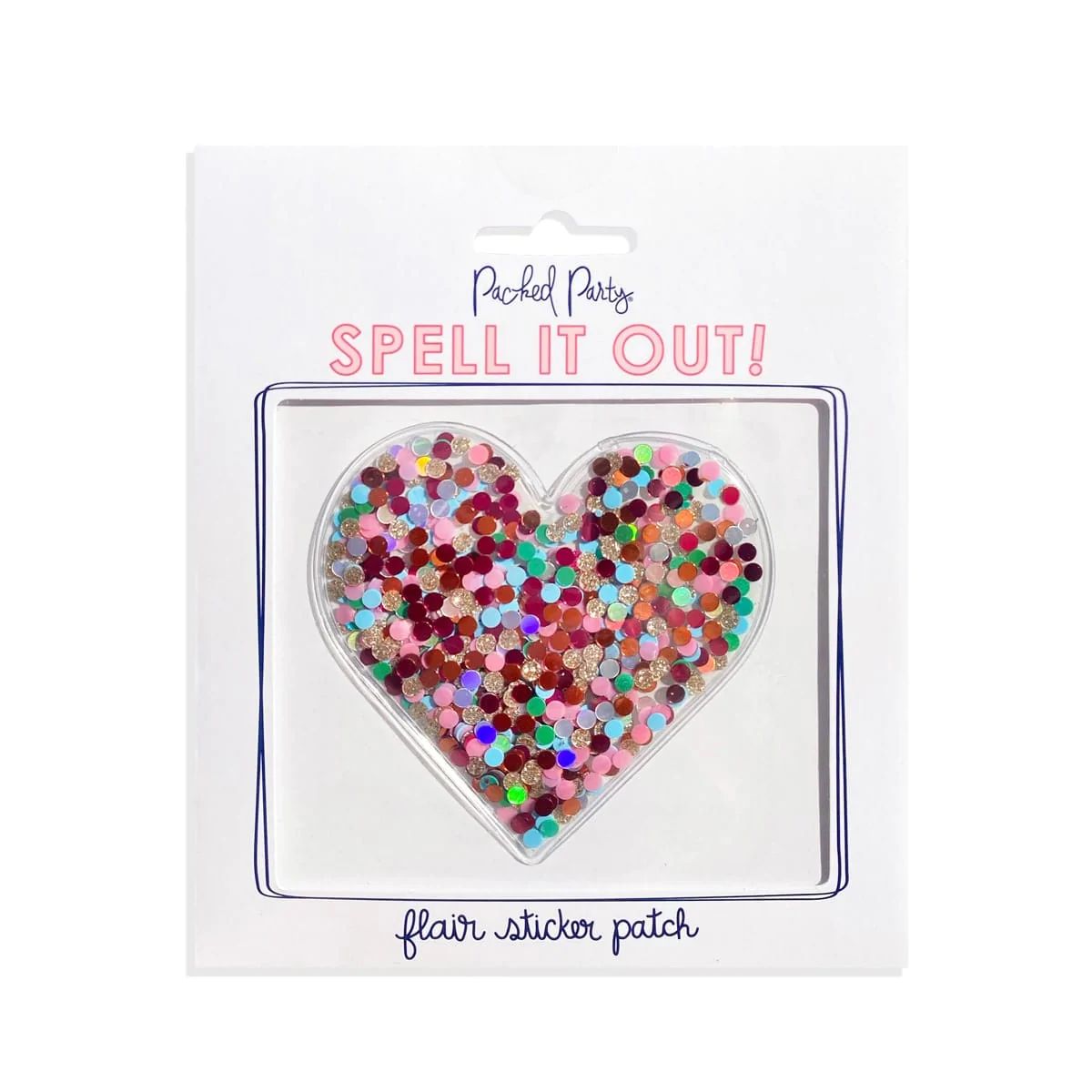 Stick to It Confetti Heart | Packed Party