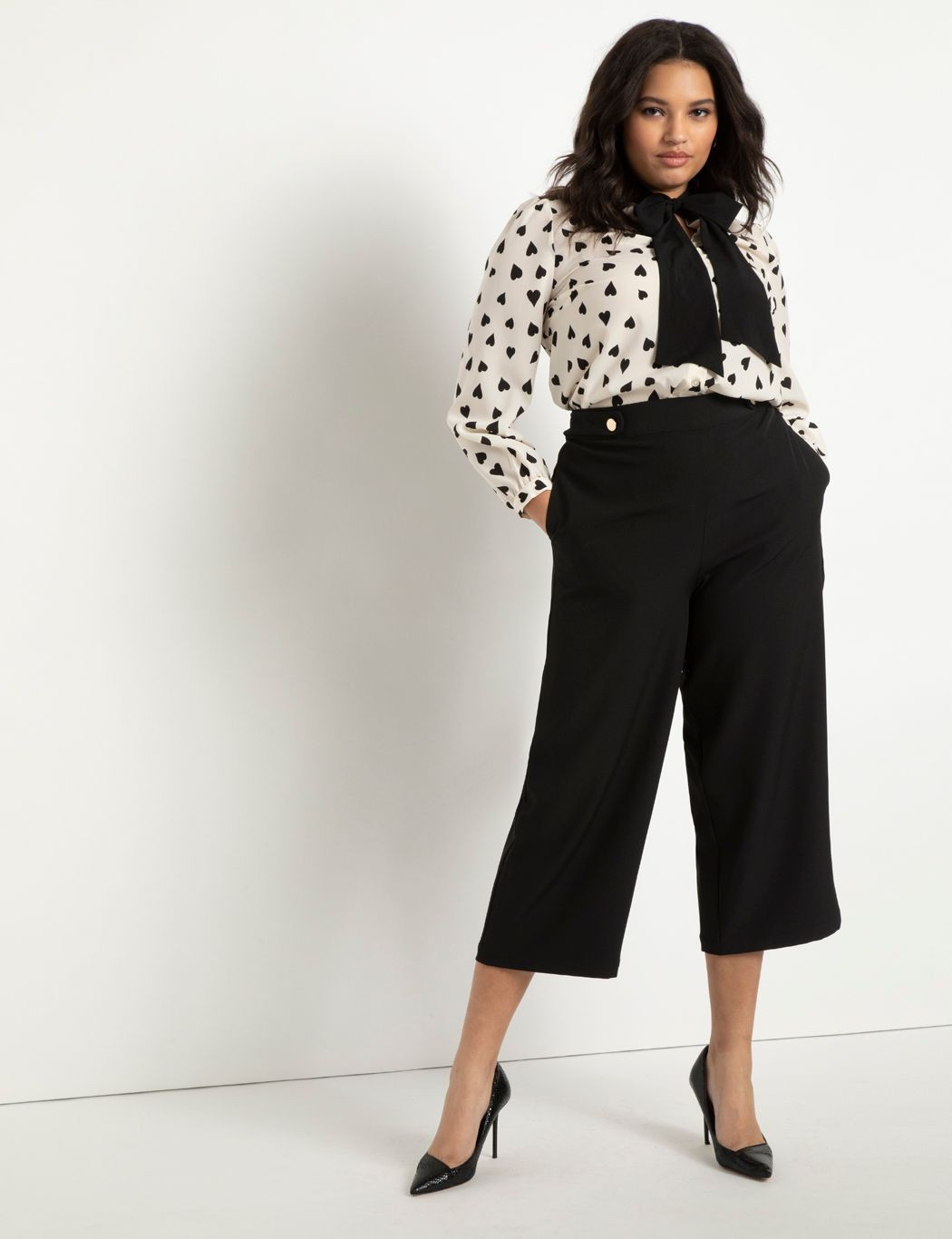 Tie Neck Blouse | Eloquii