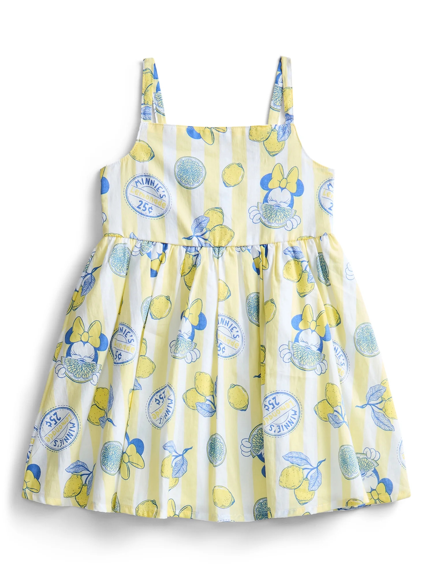 Minnie and Friends Toddler Girls Allover Print Sleeveless Dress, Sizes 12M-5T | Walmart (US)