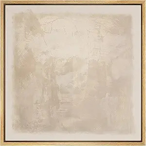 SIGNWIN Framed Canvas Print Wall Art Minimalist Beige Abstract Neutral Tone Illustration Modern A... | Amazon (US)