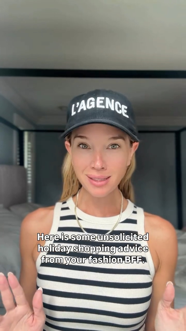 Your Fashion BFF holiday shopping reminder: don’t let feelings fill your cart! 🎁Let’s win the holidays the smart way. #Fashionbff #holidayshoppingtips #roseandgreyfashion