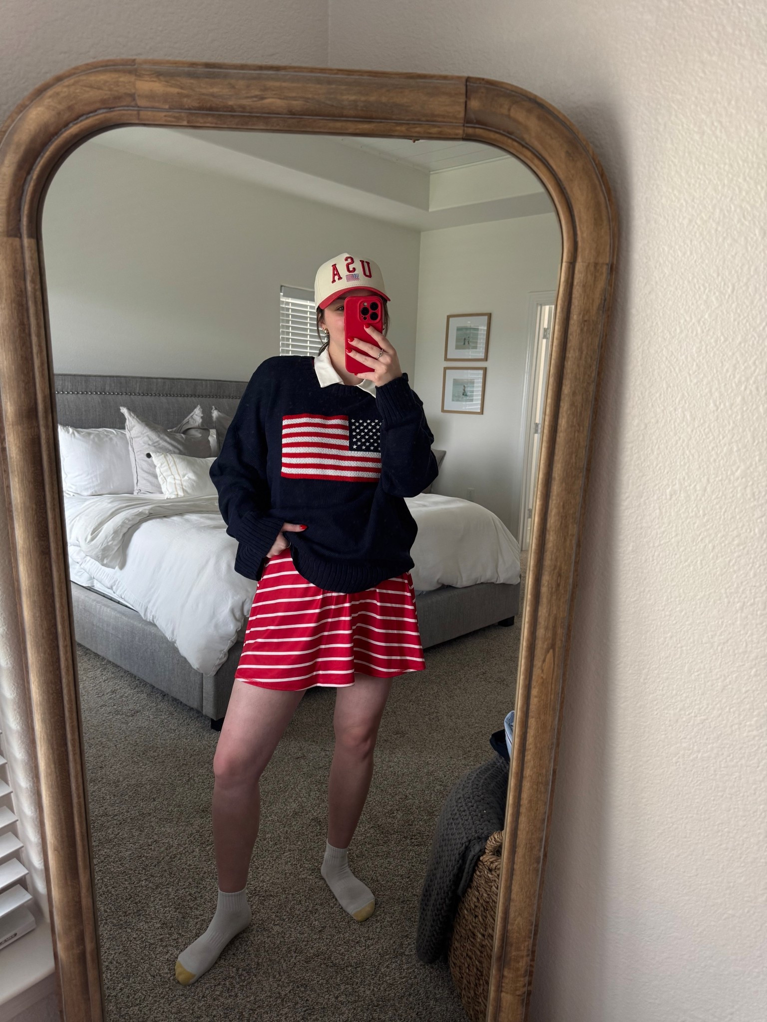 USA outfit 🇺🇸 
Wearing a medium dress and XL in the sweater 
 #target #american #usa #outfit

#LTKHome #LTKSeasonal #LTKStyleTip