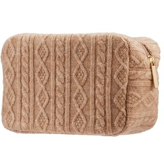 x+y Beauty x+y=beauty Latte Cable Knit Bag | CVS | CVS Health