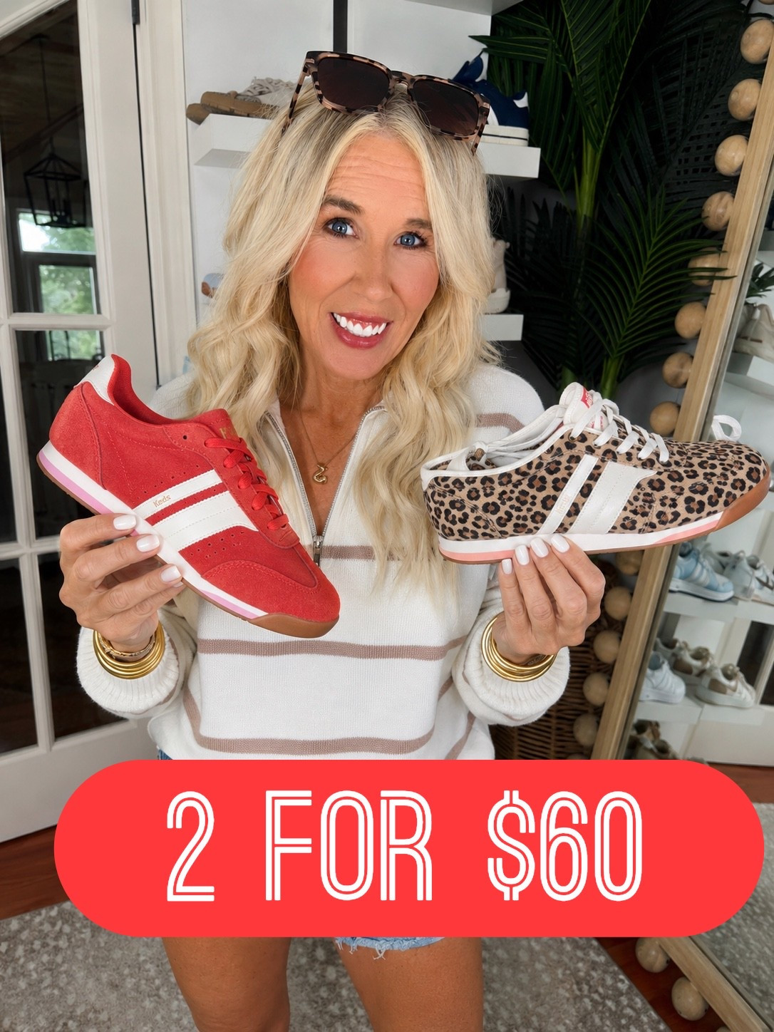 🚨 FLASH SALE ALERT 🚨2 for $60

Girl… why get one when you can get TWO for just $60?! 🤯

No seriously. This deal is wild.

These KEDS are that perfect everyday court sneaker. You know the shoe I’m talking about—the one you throw on with literally everything.

✨ Jeans
✨ Shorts
✨ Athletic skirts
✨ Graphic tees
✨ Game day outfits

They’re lightweight, comfy, cute, and give that sporty vibe without looking like you’re headed out for a 5K. 😂

These are the “running errands, grabbing coffee, chasing kids, heading to the ballfield” kind of shoes.

And at 2 pairs for $60?! That’s a buy-now situation.

🚨 Flash sale means sizes won’t last.
🚨 Don’t wait.
🚨 Don’t assume it’ll still be there tonight.

Comment KEDS and I’ll send you the link before this deal disappears! 👇

#LTKootd #LTKSaleAlert #LTKU