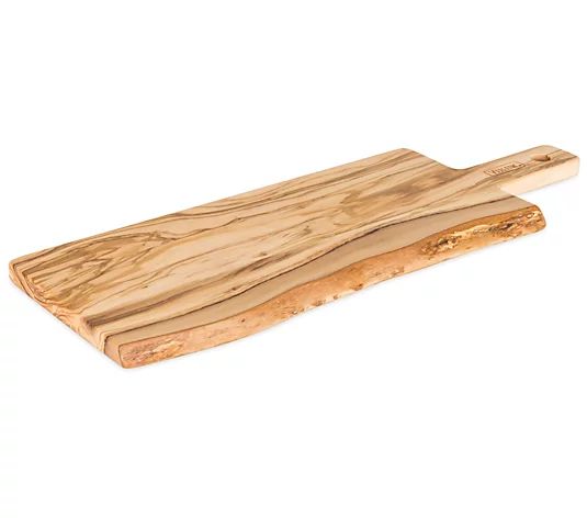 Viking Olive Wood Serving Paddle Board 22.5" - QVC.com | QVC