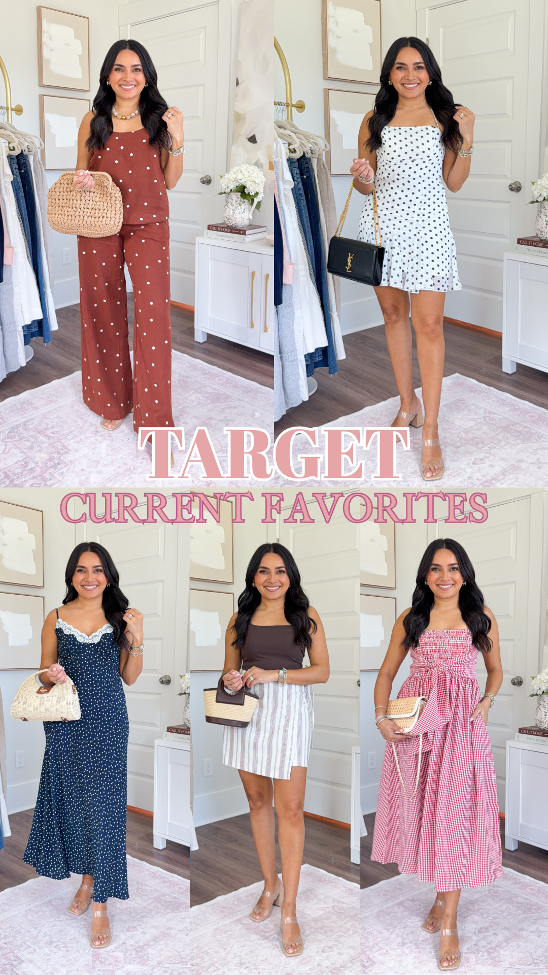 Target Outfits!
For reference: I’m 5’0, petite, 32b bra size, and 2/26 in bottoms, pear shaped. 
*Everything I share is unaltered! TTS means true to size. Between size 5-6.5 in shoes

Size xs in all pieces!
Brown hater top size xxs 
Clear strap heels size 5

#LTKPetite #LTKSaleAlert #LTKgrwm

@target #ad #sponsored

#LTKPetite #LTKSaleAlert #LTKootd