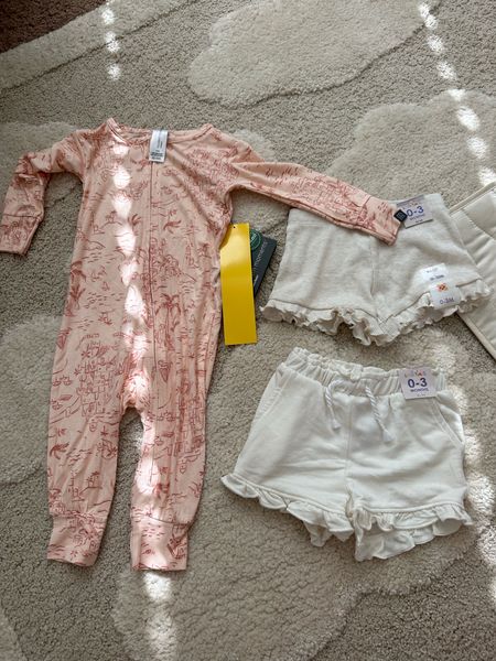 Baby girl Walmart finds! Spring pajamas and perfect little shorts 

#LTKkids #LTKbaby #LTKSeasonal