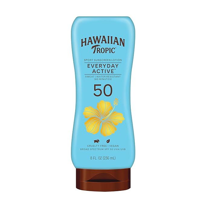 Hawaiian Tropic Everyday Active Sunscreen Lotion SPF 50, 8oz | Amazon (US)