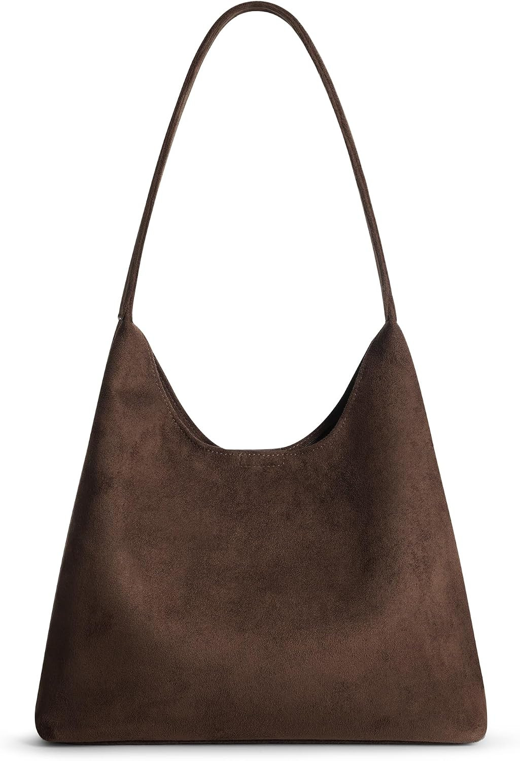 Shoulder Bag for Women, Small Faux Suede Purse, Slouchy Hobo Bags Trendy | Amazon (US)