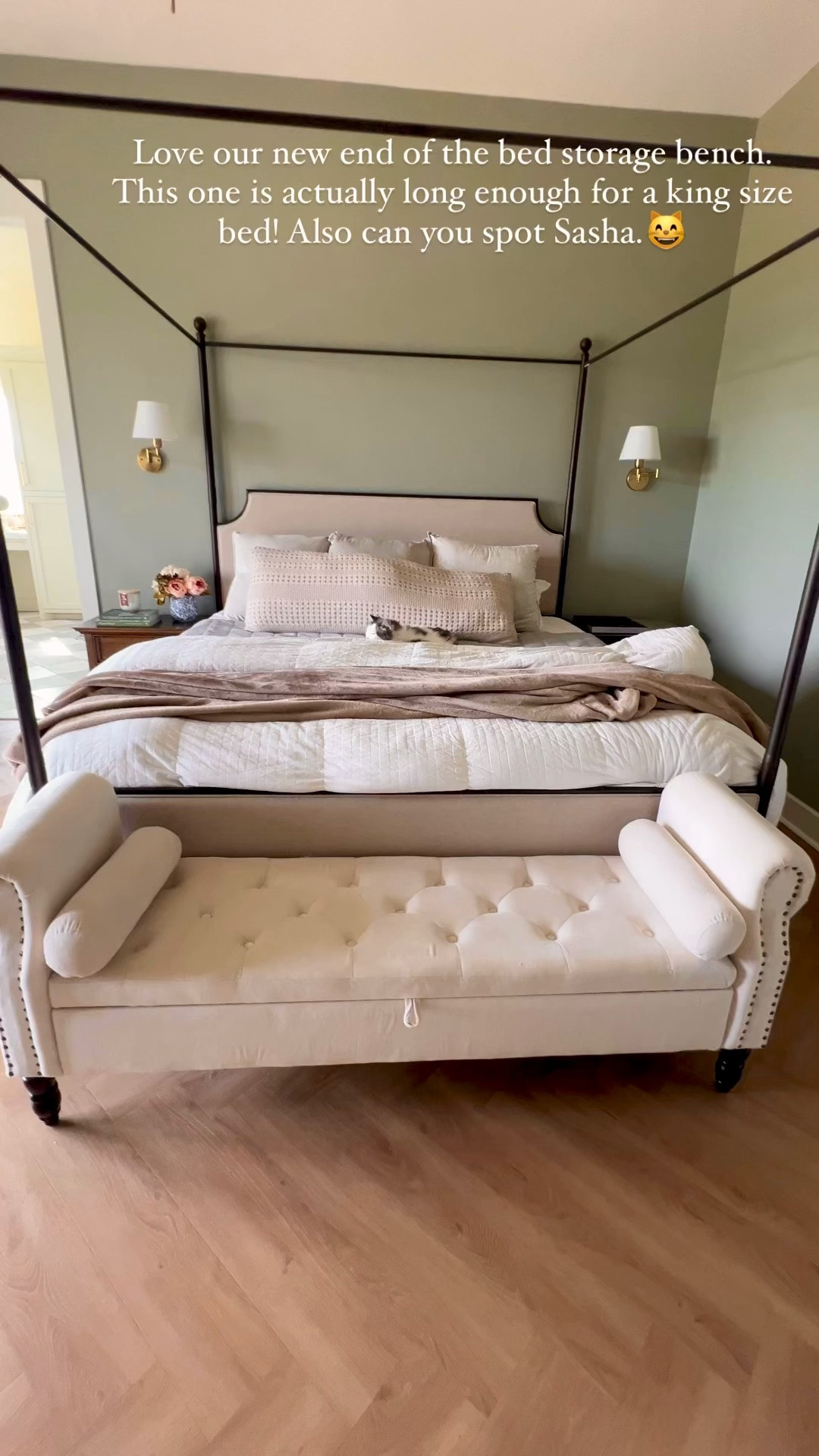 King size storage bench ottoman 

#LTKStyleTip #LTKSaleAlert #LTKHome