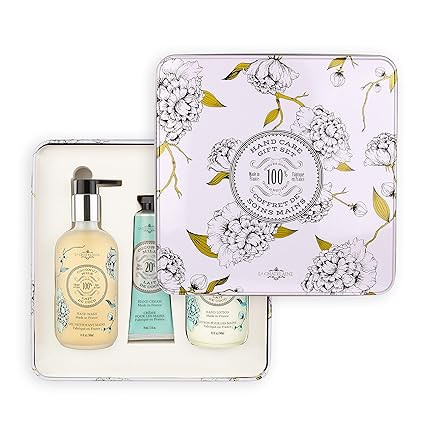 La Chatelaine Hand Care Gift Set | Hand Wash & Hand Lotion 8 oz. in frosted glass bottles, Hand C... | Amazon (US)