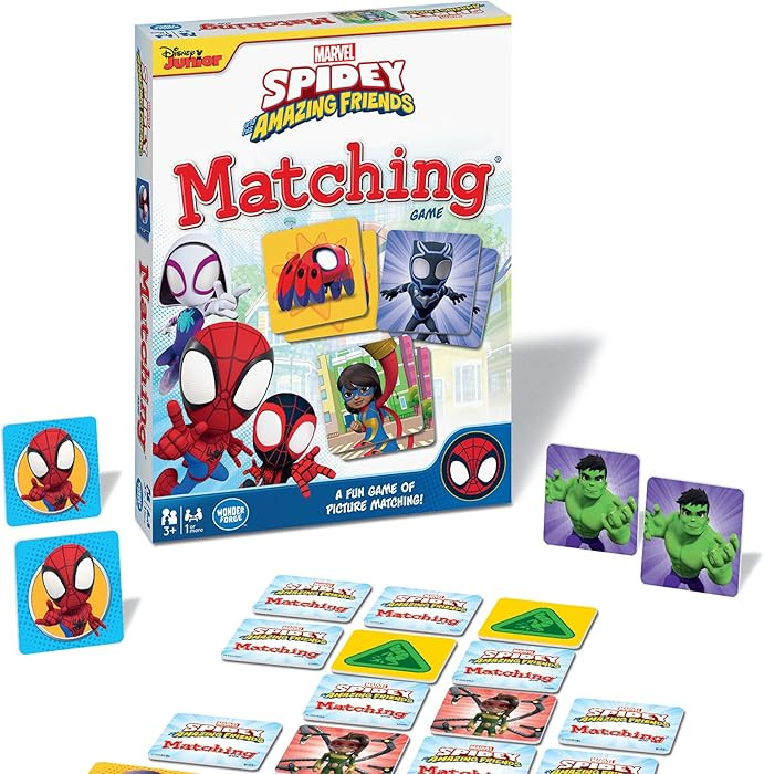 Wonder Forge Marvel Spidey and His Amazing Friends Matching Game - Memory Game for Kids Ages 3+ -... | Amazon (US)