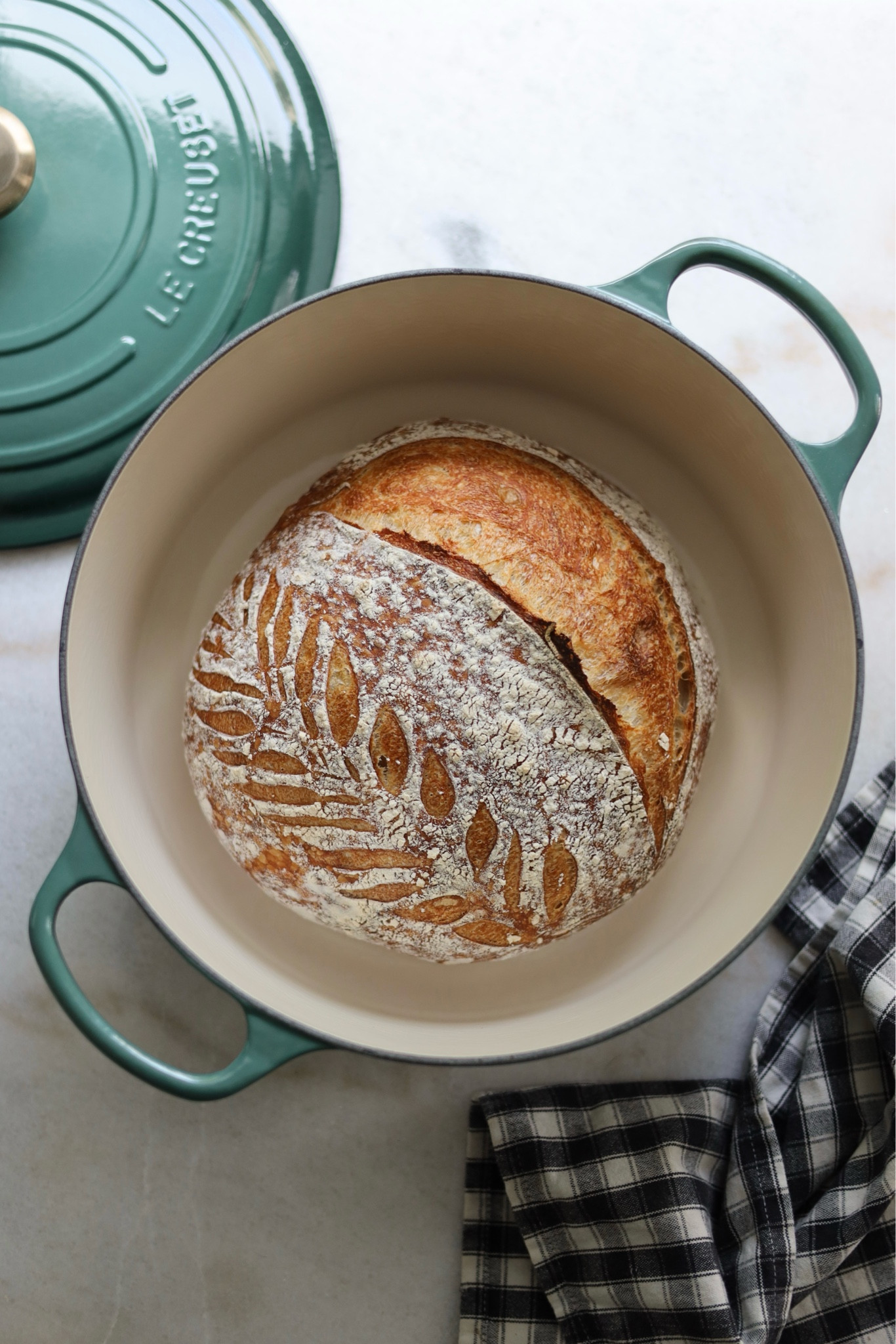 Artichaut green Le Creuset Dutch oven. 

#lecreuset #ltkbake #ltkcook #baking #kitchen #ltkitchen

#LTKHome