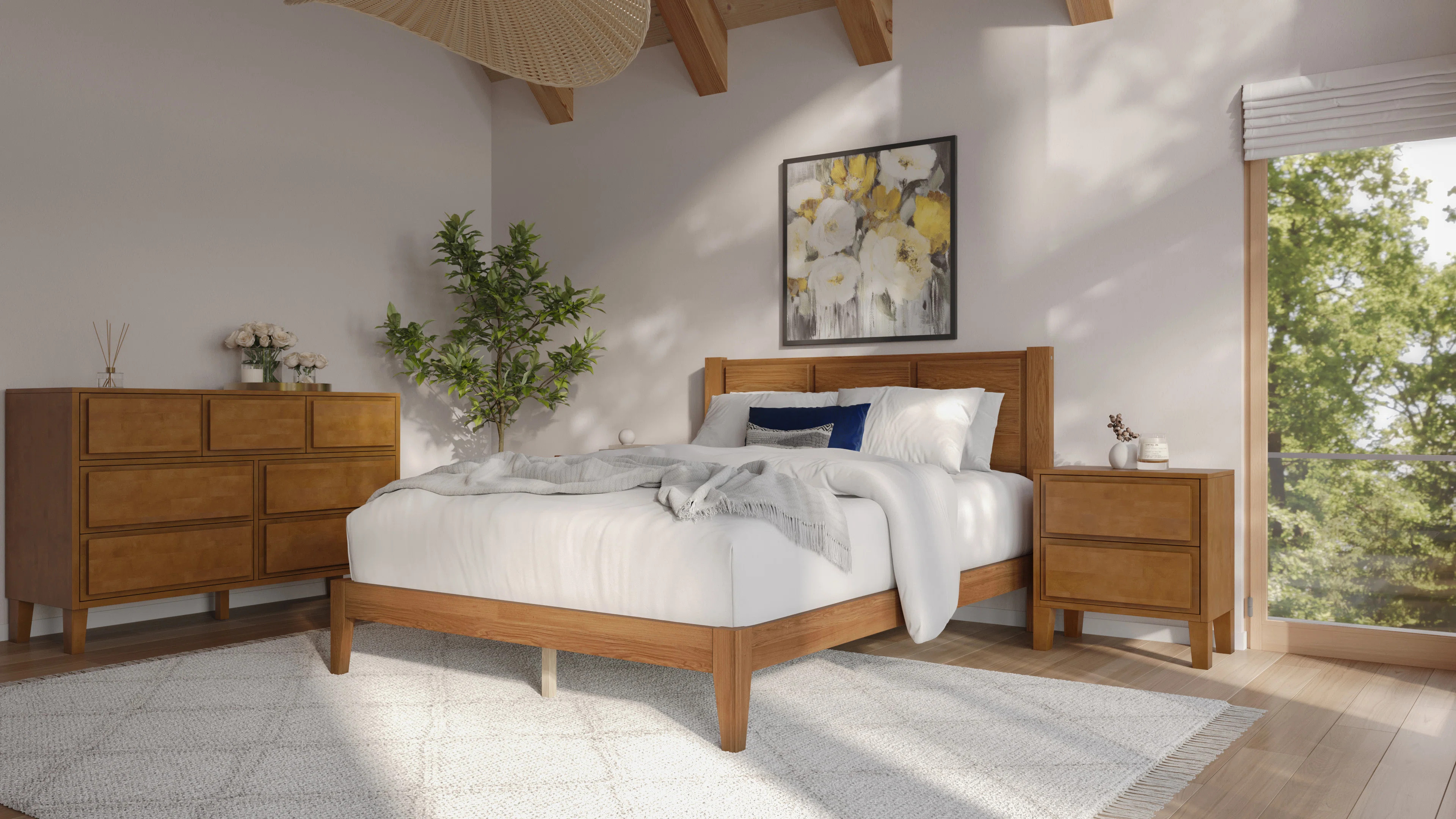 Silcox Solid Wood Bedroom Set | Wayfair North America