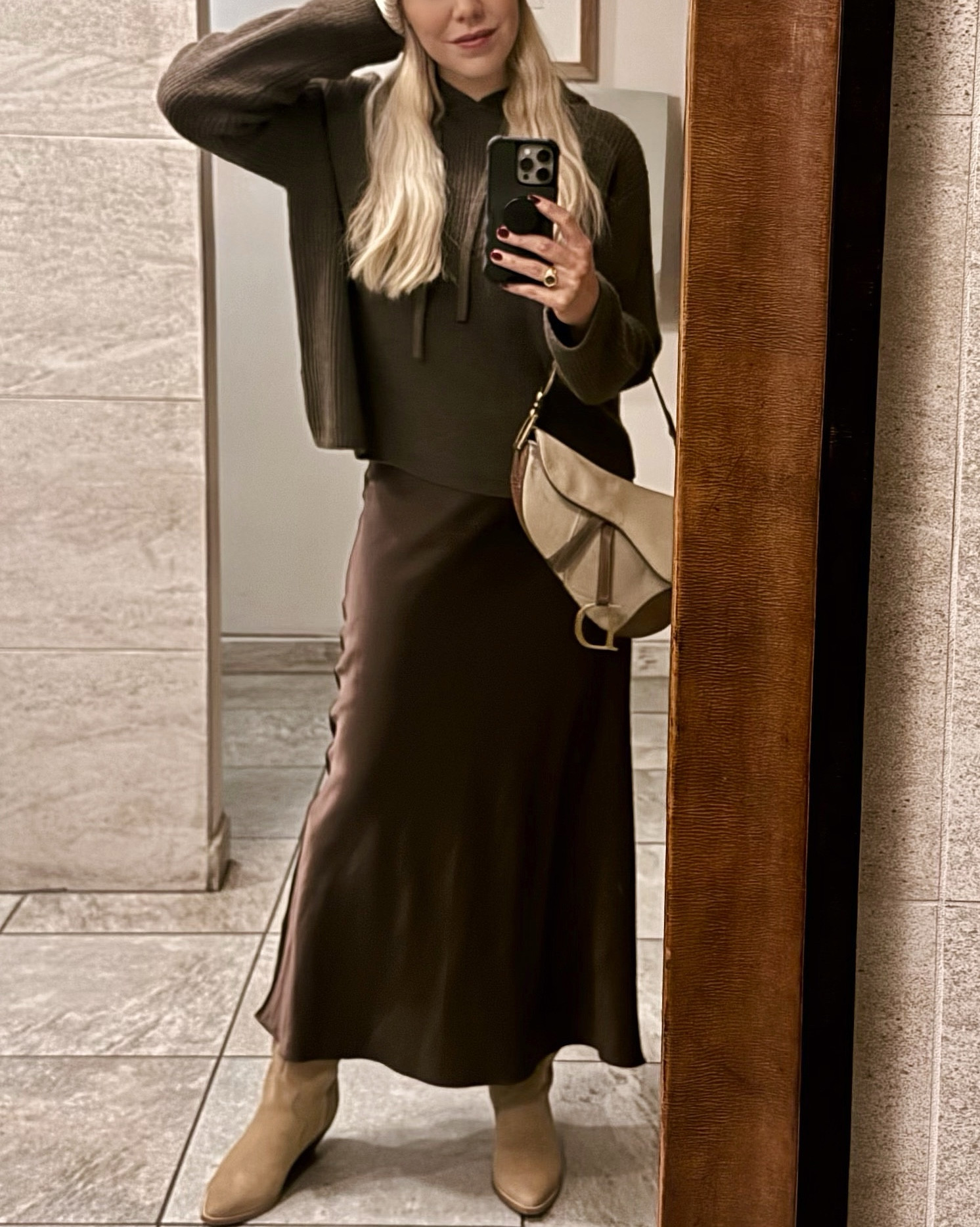 So amazed with these quality pieces from Quince. Going on 3 year of wearing them and they still look new!
And for the first time ever I found my exact bag for sell!
I was obsessed with it and bought it around 2003 and still love it.
And these boots have Isabel Marant vibes for waaaay less.

Dior saddle bag
Wester boots

#LTKootd #LTKstorytime #LTKdayinmylife