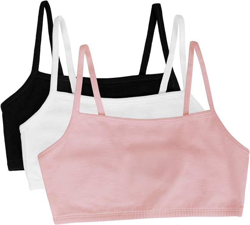 Fruit of the Loom Women's Cotton Pullover Sport Bra(Pack of 3) | Amazon (US)