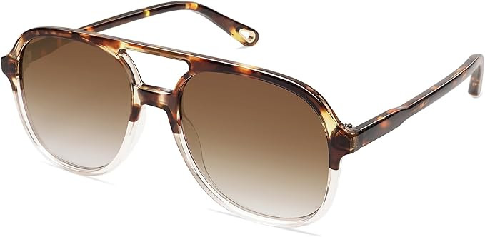 SOJOS Retro Polarized Aviator Sunglasses for Women Men Classic 70s Vintage Trendy Square Aviators... | Amazon (US)