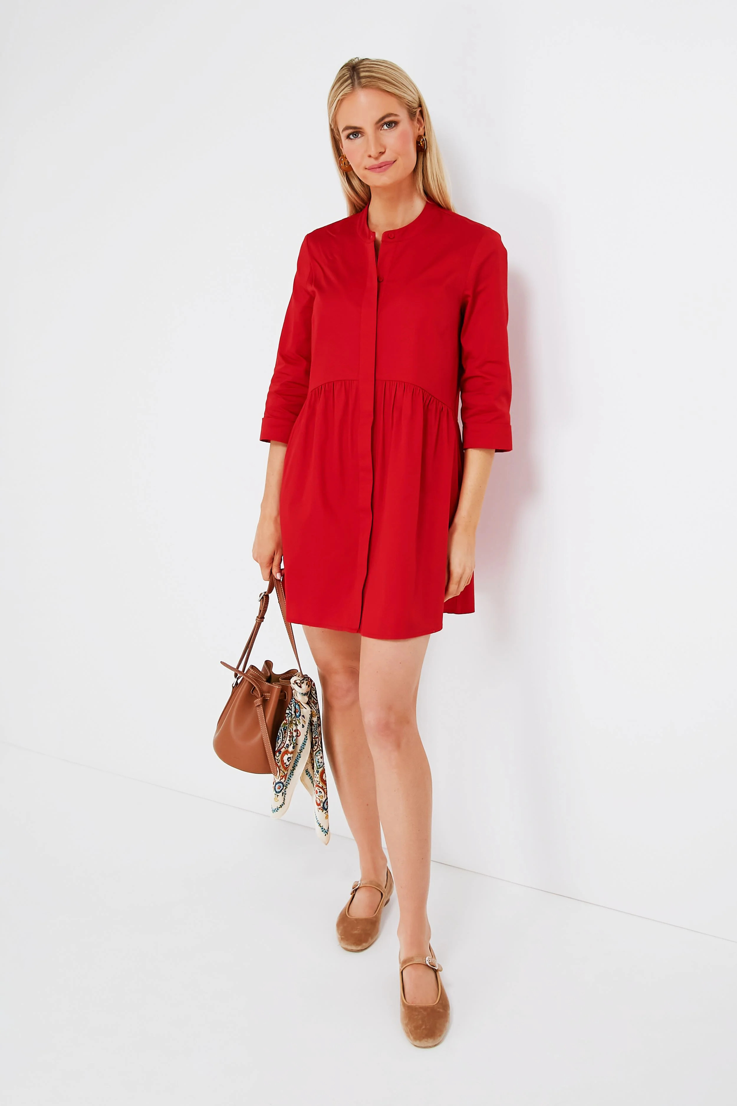 Fiery  Mini Royal Shirt Dress | Tuckernuck (US)