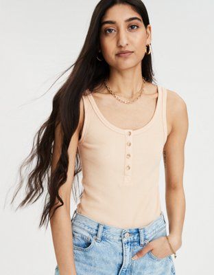 AE Henley Tank Top | American Eagle Outfitters (US & CA)